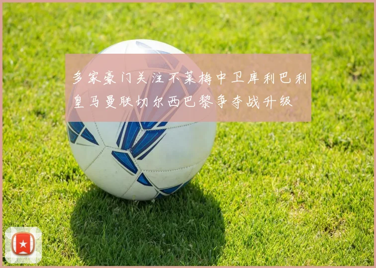 多家豪门关注不莱梅中卫库利巴利皇马曼联切尔西巴黎争夺战升级